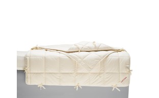Cotonea Bio 4-Jahreszeiten-Bettdecke Bianca mit Baumwoll-Füllung